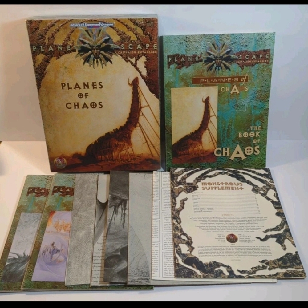 AD&D Planescape Planes of Chaos Box Set 2603 TSR Dungeons & Dragons Complete